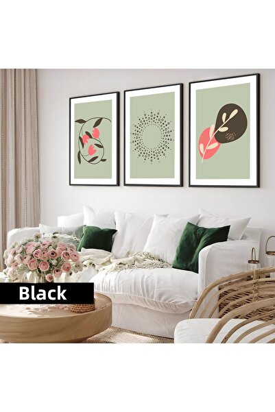 Harika bir ev Camera copiilor Living Room-Minimalist Modern Bohem Pink-Verde ...