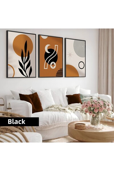 Harika bir ev Camera copiilor Living Room-Minimalist Modern Boho Maro-Gri | 3...