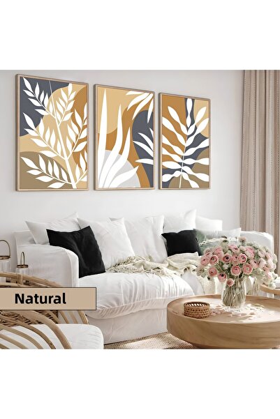 Harikabirev Camera copiilor Living Room-Minimalist Modern Boho Alb cu Frunze ...