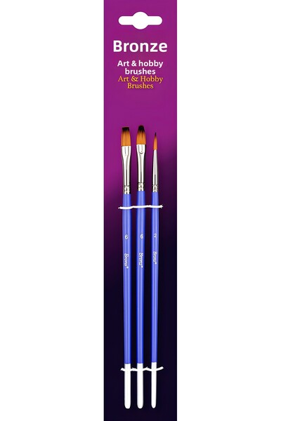 Brons Mixed 3-Piece Brush Set 3