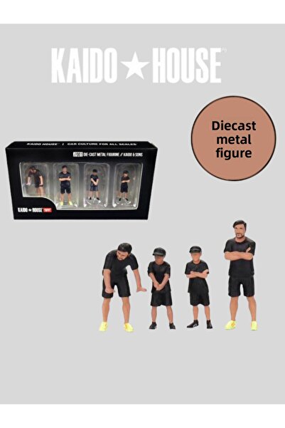 Toyki Toys مجسم كايدو هاوس المعدني المصبوب / كايدو وأولاده