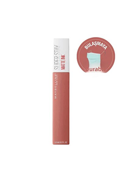 Maybelline New York أحمر شفاه سوبر ستاي مات إنك أونود 65 سيدكتريس
