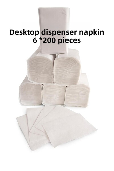 MEGASİL موزع مناديل مكتبي عبوة 6 * 200 قطعة