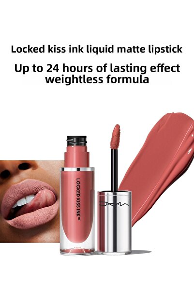 M.A.C أحمر شفاه سائل غير لامع مقاوم للماء من ميشيف، يدوم حتى 24 ساعة، 4 مل