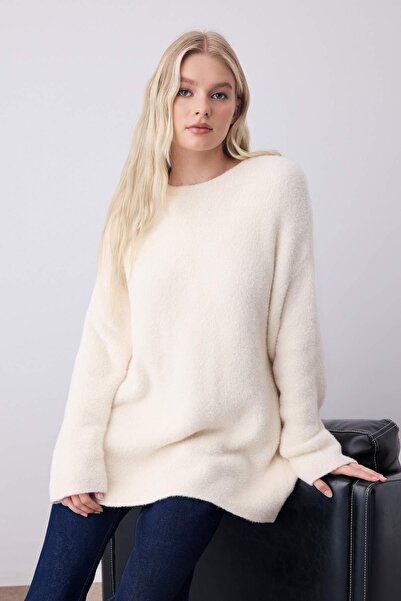 Trendyol Collection Pulover de tricotaj cu textura moale Stone Wide Fit TWOAW26KZ00207