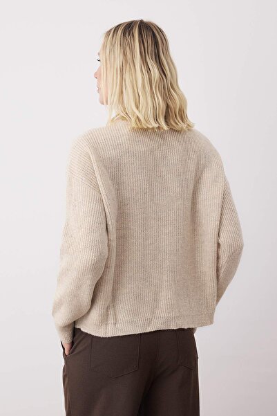 Trendyol Collection Měkký úpletový svetr se zipem na zip - Twoaw20Xs0009