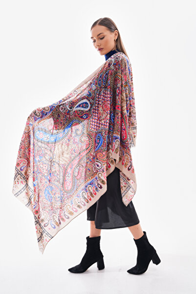 Axesoire 15176 Μπεζ ύφασμα Γαλλίας με μοτίβο συνονθύλευμα με αλουμινόχαρτο