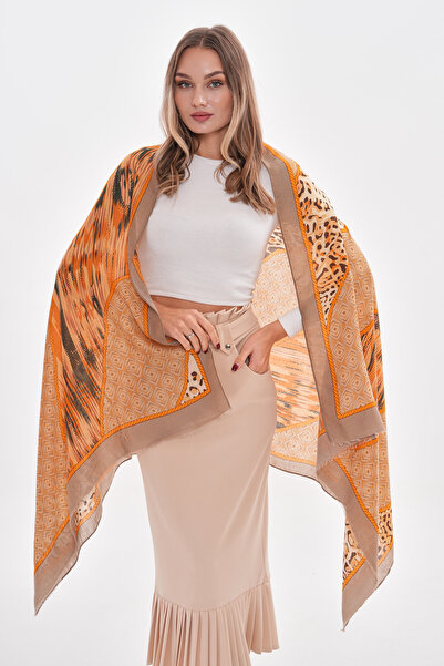 Axesoire 15217 Patterned Beige Shawl