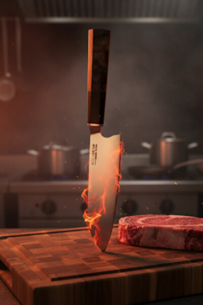 KOCAKAYA1945 Dragon Serisi Santoku Şef Bıçağı
