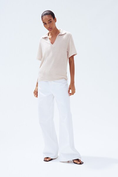 H&M Yakalı Triko Üst