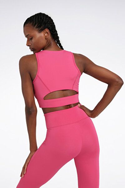 Reebok Pink Women's Bra with High Support - Id Train