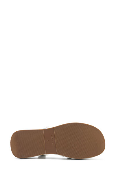 Nine West Velart 5Fx Off White Women's Thick Sole Sandals