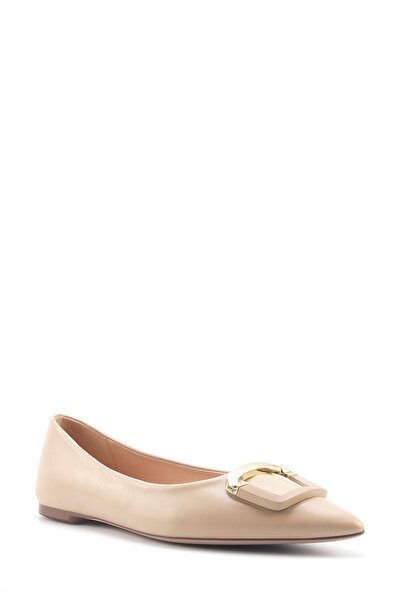 Nine West WIENA 5FX Krem Kadın Babet