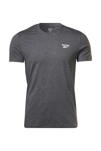 Reebok RI Left Chest Logo Gri Erkek Kısa Kol póló