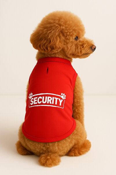 MPZ Pets زي وثوب للقطط والكلاب - قميص داخلي أحمر اللون