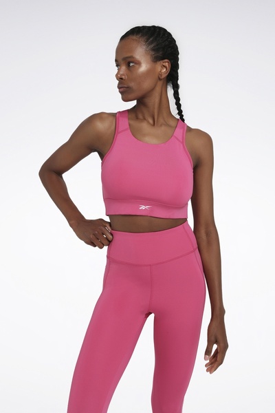 Reebok Pink Women's Bra with High Support - Id Train
