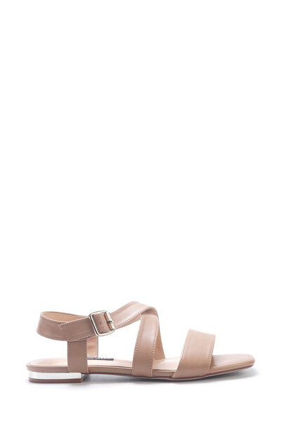 Nine West ETRINA 5FX Krem Kadın Düz Sandalet