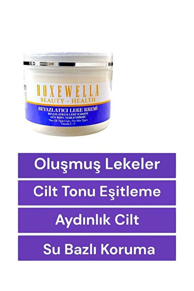 ROXEWELLA Beyazlatıcı ve Leke Karşıtı Yüz ve Vücut Kremi.Vitamin E - Vitamin C