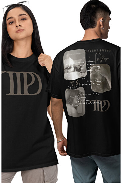 Fuddy Moda Tricou unisex cu imprimeu Taylor Swift New Album TTPD Photo Back, ...