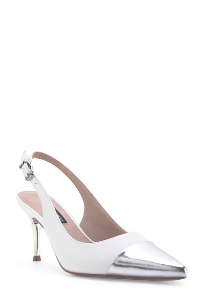 Nine West MUNGO 3FX Beyaz Kadın Topuklu Ayakkabı