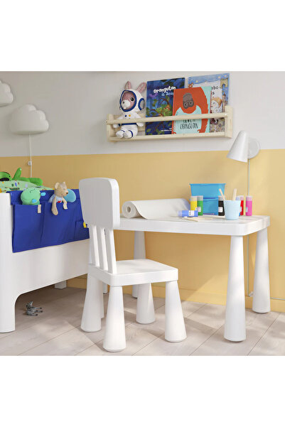 Al Saada Home طاولة أطفال بيضاء - 77 × 55 سم