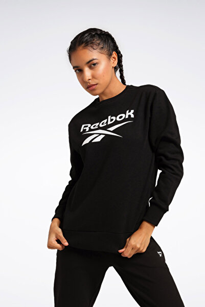 Reebok Γυναικείο φούτερ RI BL Fleece Crew Μαύρο