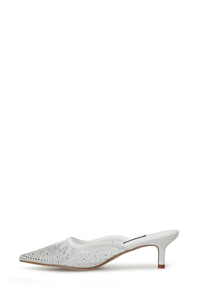 Nine West Adred 4Fx White Women's Heeled Slippers