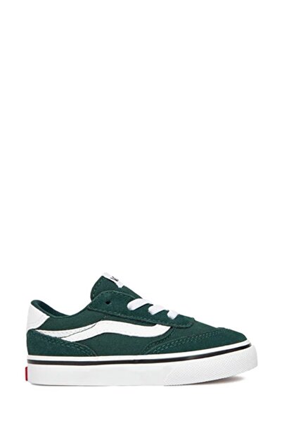 Vans Brooklyn LS Slip-On Yeşil Unisex Çocuk Sneaker