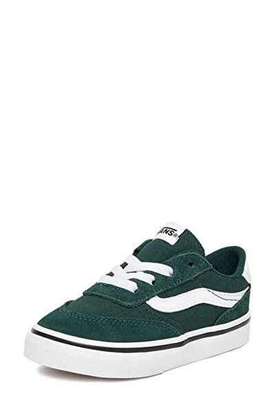 Vans Brooklyn LS Slip-On Yeşil Unisex Çocuk Sneaker