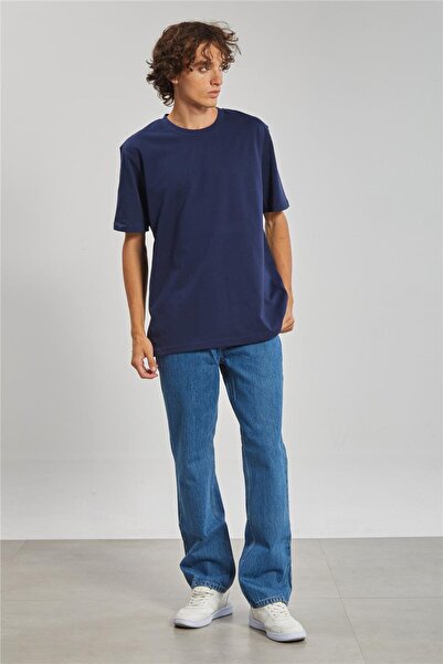 BARRELS AND OIL Basic T-Shirt - Indigo