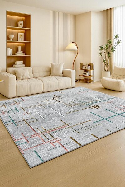 Flair dijital baskılı yıkanabilir Kaymaz Tabanlı Halı Dekoratif Yıkanabilir halı