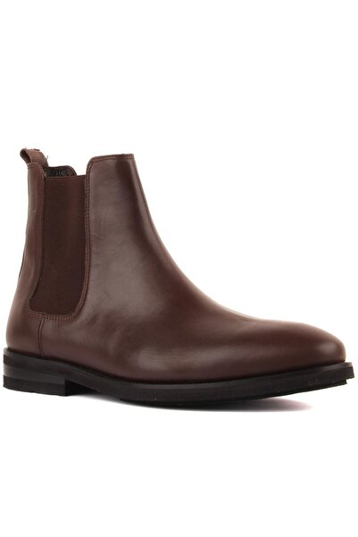 SailLakers - Brown Leather Men's Chelsea Boots 102-057-01Eva