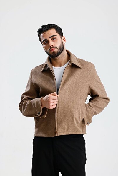 İLKCET MODA Εποχιακό κοντό μπουφάν με φερμουάρ