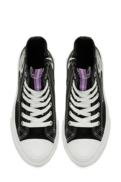 WEDNESDAY Wende.F5Fx Black Girl's High Sneaker