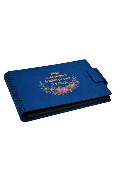 Piksel Album foto A5 personalizat, din lemn, Piksel, GuestBook, mesaj Nasi, p...