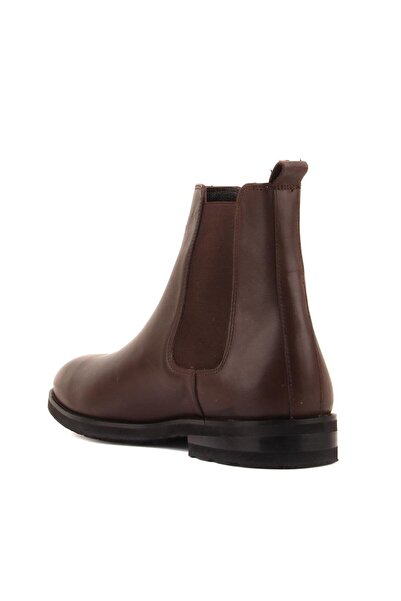 SailLakers - Brown Leather Men's Chelsea Boots 102-057-01Eva