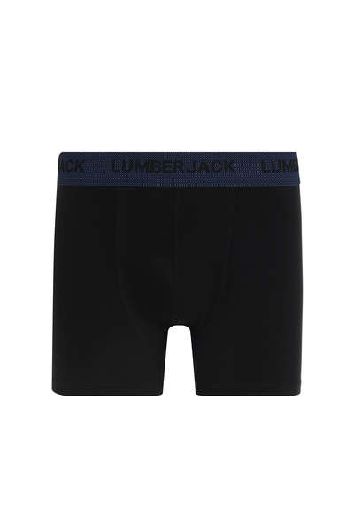 lumberjack MB DUZ 3LU 30NK301 5FX Siyah Erkek Boxer