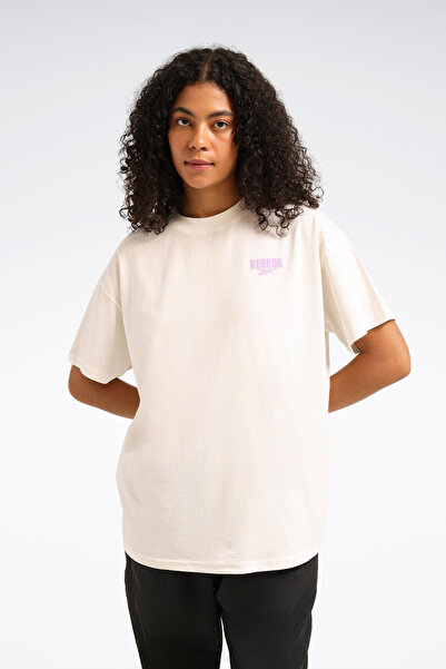 Reebok Tena Tee Ecru Women's Short Sleeve T-Shirt