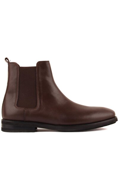 SailLakers - Brown Leather Men's Chelsea Boots 102-057-01Eva