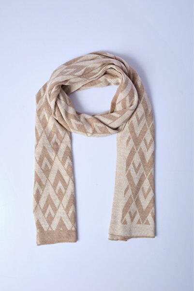 Sebir Moda V Patterned Double-Sided Knitwear Children's Scarf (Age 5-10, 30X140Cm)