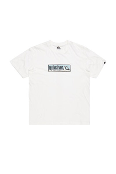 Quiksilver Ανδρικό κοντομάνικο πουκάμισο EVO ENDLESS TYPE SS Λευκό