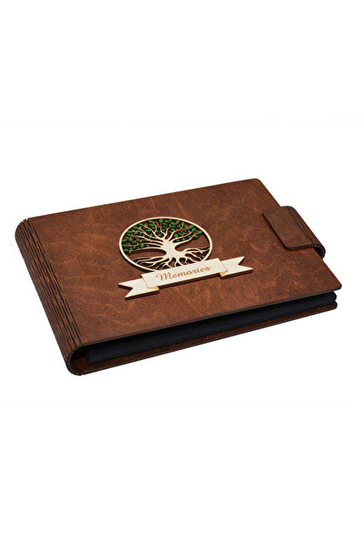 Piksel Album foto A5 personalizat, din lemn, Piksel, GuestBook, Caiet amintir...