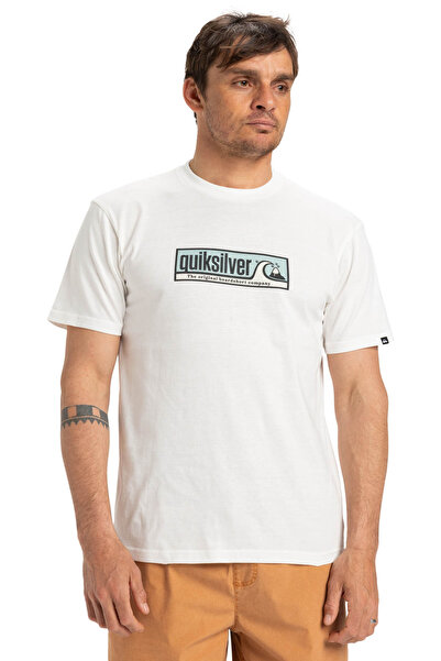 Quiksilver Ανδρικό κοντομάνικο πουκάμισο EVO ENDLESS TYPE SS Λευκό