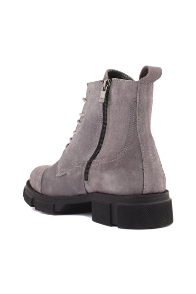 SailLakers - Сірі замшеві чоловічі черевики на блискавці 102-208-10052