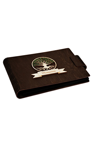 Piksel Album foto A5 personalizat, din lemn, Piksel, GuestBook, Caiet amintir...