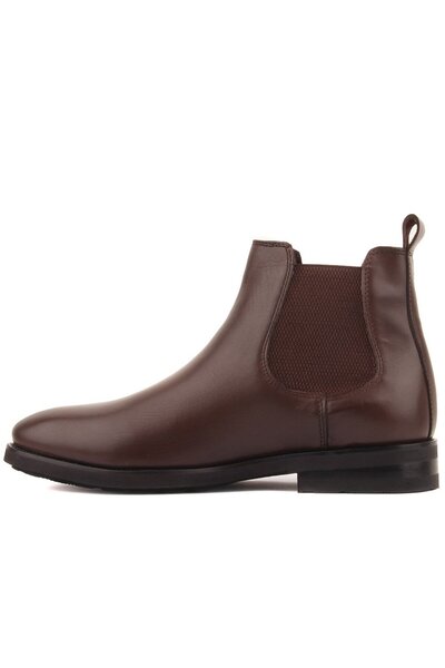 SailLakers - Brown Leather Eva Sole Men's Chelsea Boots 102-201-01Eva