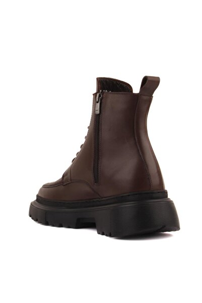 SailLakers - Καφέ Δερμάτινες Ανδρικές Μπότες 102-9049-H1308