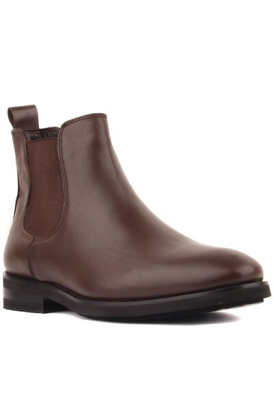 SailLakers - Brown Leather Eva Sole Men's Chelsea Boots 102-201-01Eva
