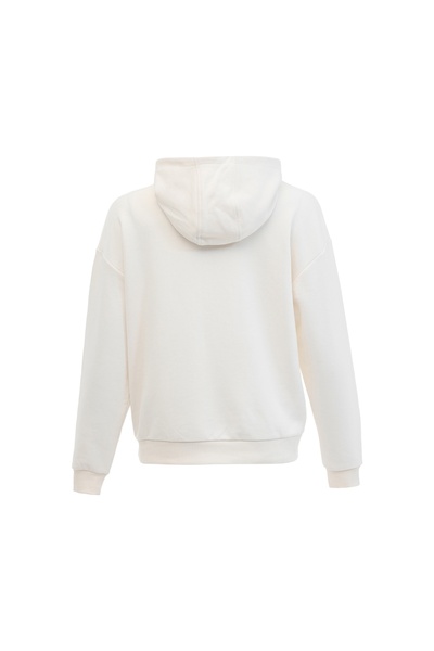Reebok New Id Relax Sl Hoodie Ecru Women's Sweatshirt