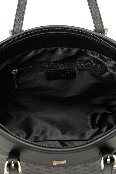 Polaris MNG AKS OMZ 5PR Siyah Kadın Omuz Çantası